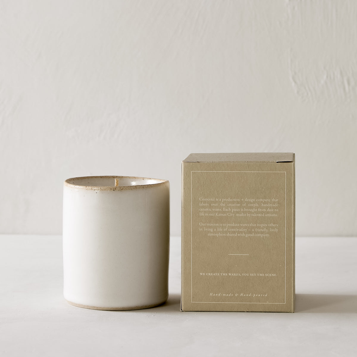 Handmade Ceramic Candle - Shore - Verdant Kansas City