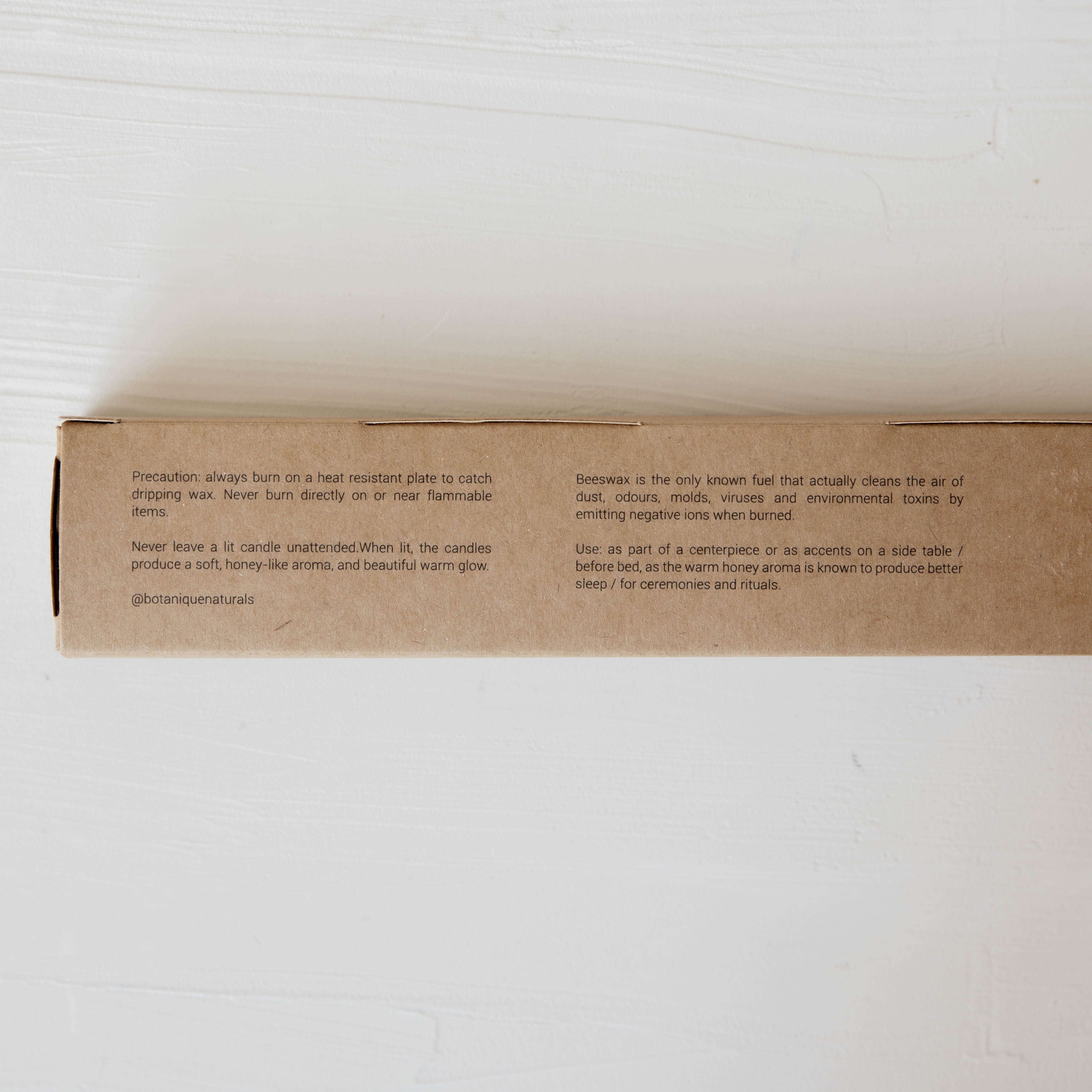 Beeswax Taper Candles