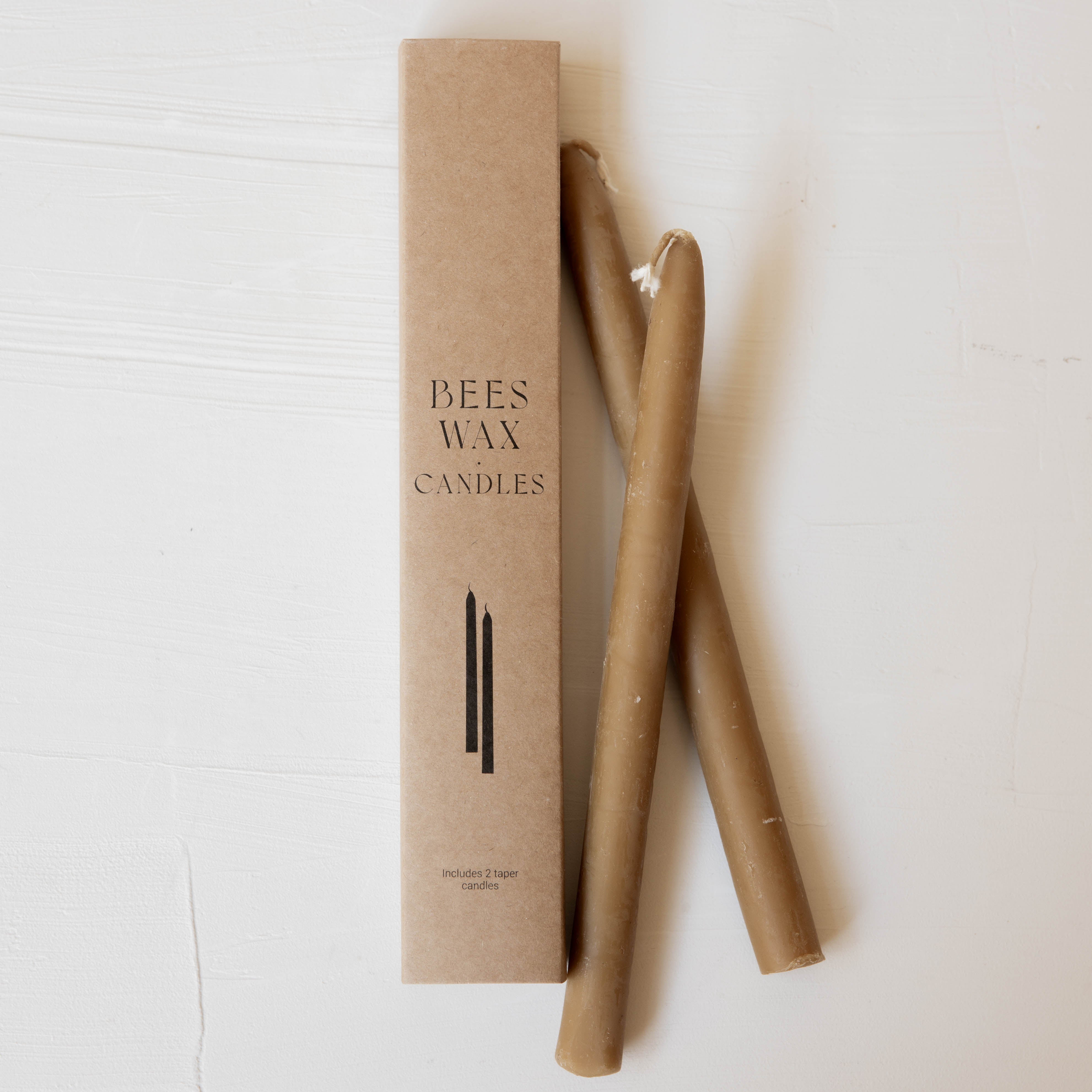Beeswax Taper Candles